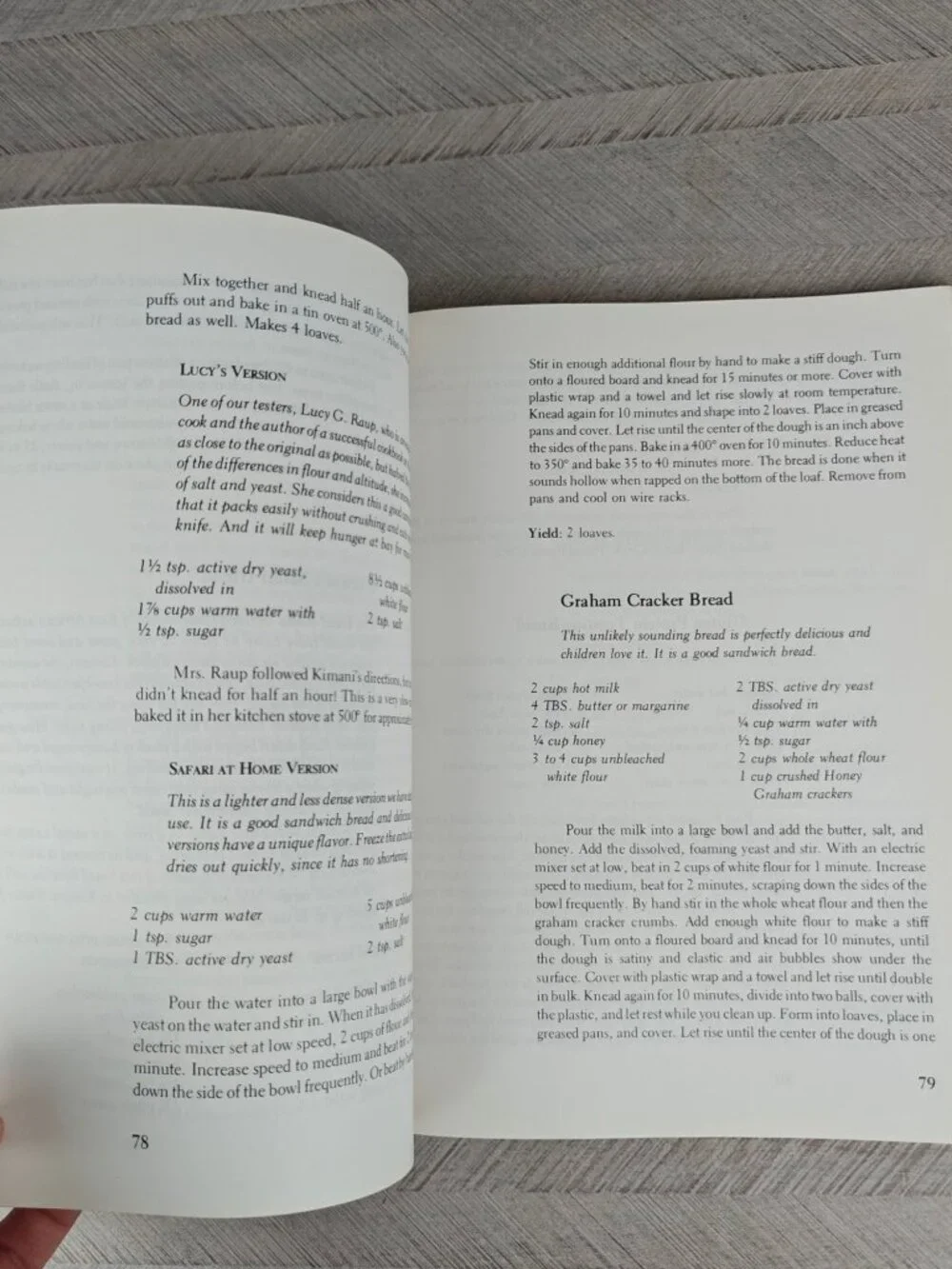 The Bread Baker's Manual Rosalie Cheney Fiske Joanne Koch Potee Paperback 1978